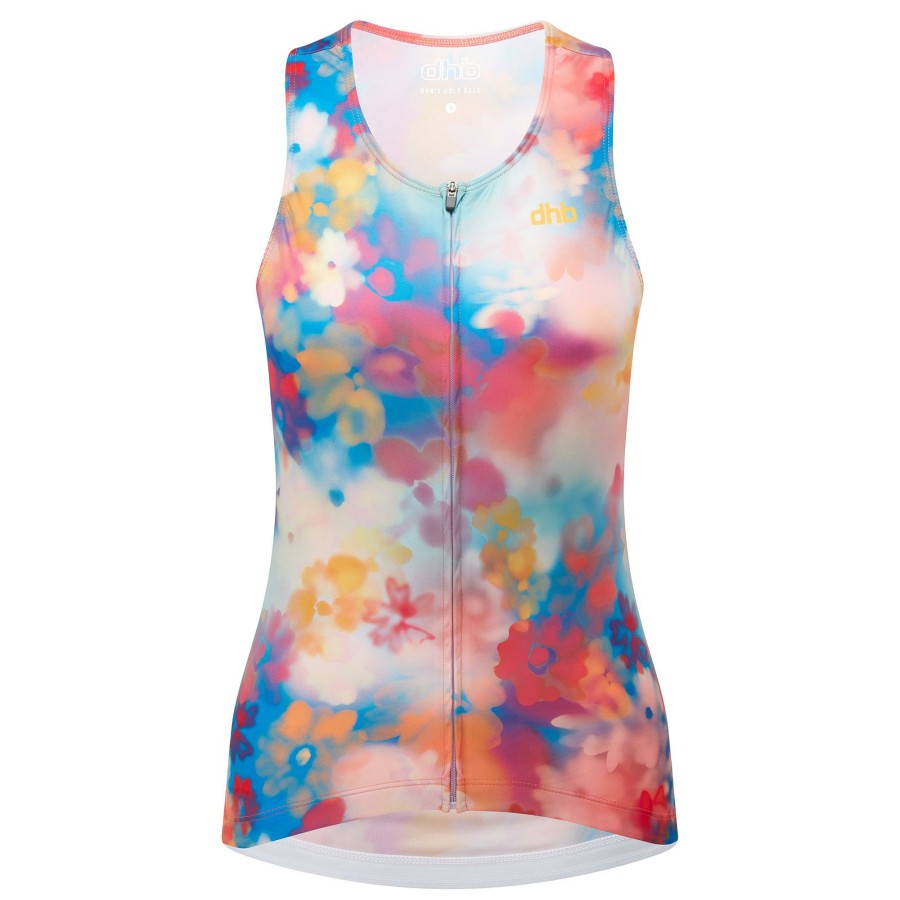 Clothing DHB Sleeveless Jerseys | Dhb Moda Women'S Sleeveless Jersey Lantana Brilliant Blue