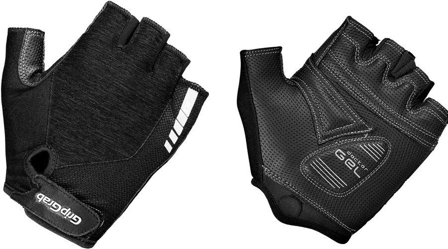 Helmets & Protection GripGrab Gloves | Gripgrab Women'S Progel Padded Glove Black