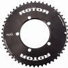 Bike Parts Rotor Chainrings | Rotor Noq Round Aero Road Chainring Black