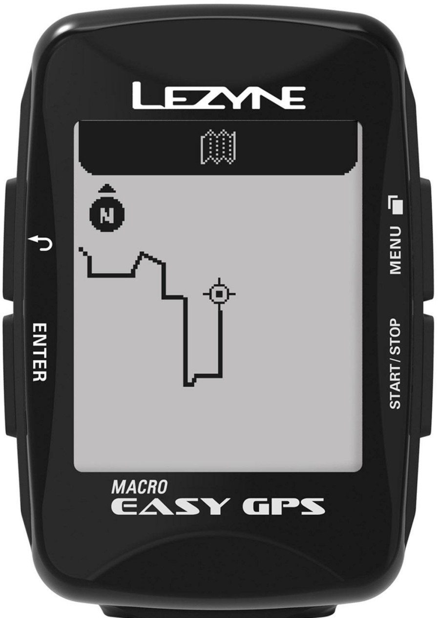 Accessories Lezyne Bike GPS | Lezyne Macro Easy Gps Cycling Computer Black