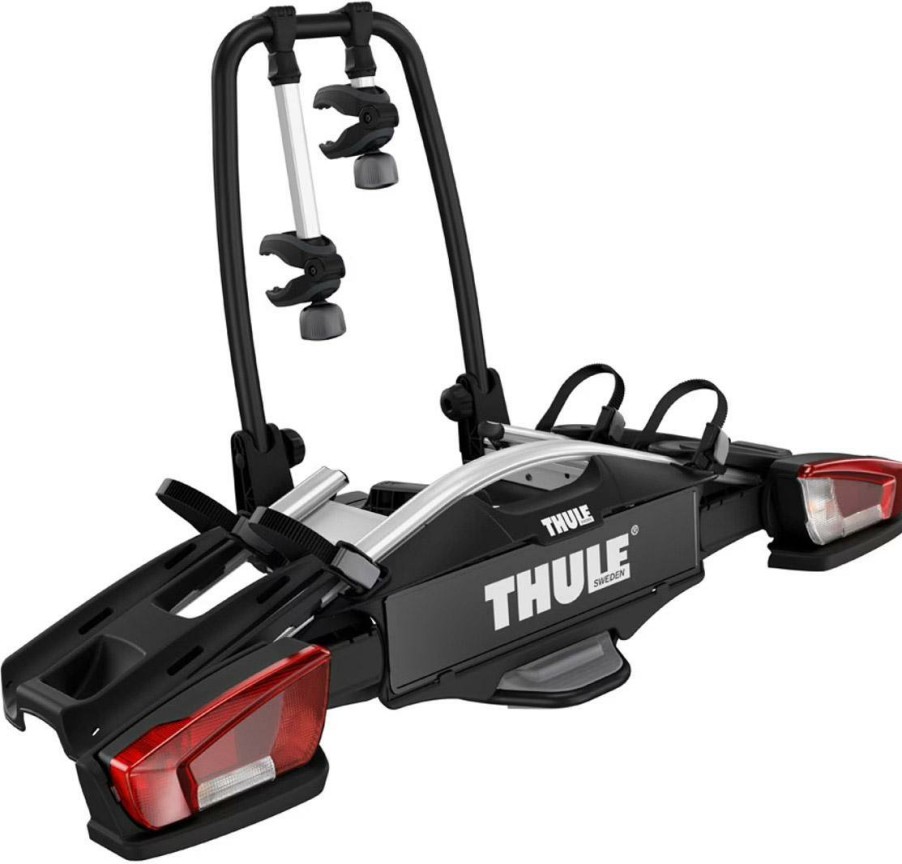 Accessories Thule Car Racks | Thule Velocompact 2-Bike Towball Carrier Black/Silver