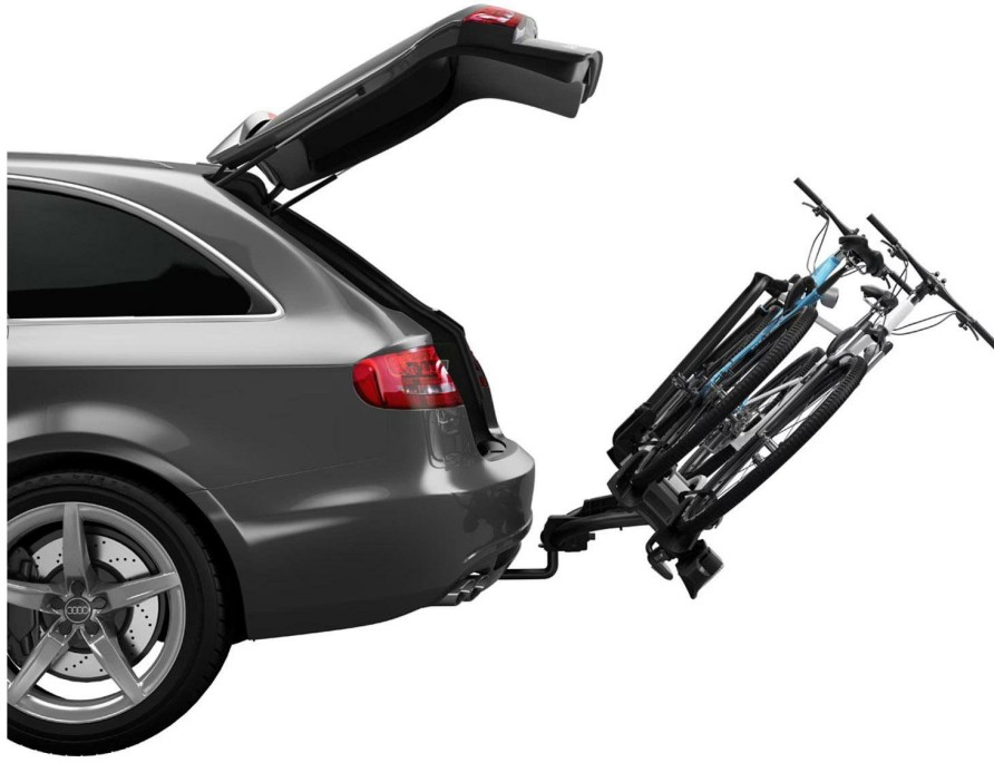 Accessories Thule Car Racks | Thule Velocompact 2-Bike Towball Carrier Black/Silver