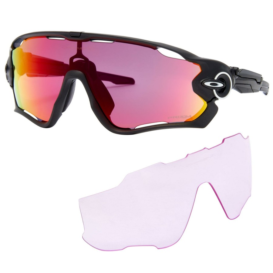 Helmets & Protection Oakley Sunglasses | Oakley Eyewear Jawbreaker Matte Black Prizm Dual Lens Sunglasses Black (Exclusive)