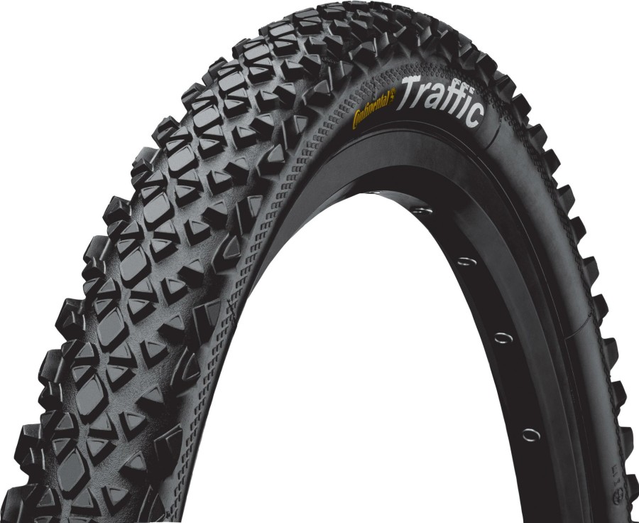 Wheels & Tyres Continental | Continental Traffic Ii Mountain Bike Tyre Black