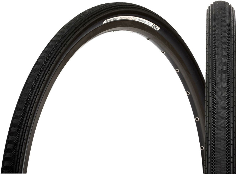 Wheels & Tyres Panaracer | Panaracer Gravel King Semi Slick Tlc Folding Tyre Black