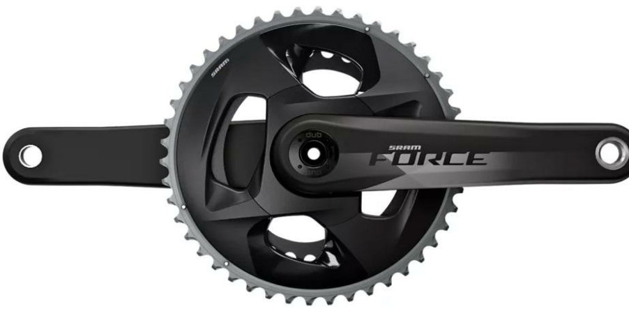 Bike Parts SRAM Chainsets & Cranksets | Sram Force D1 Dub 2X12 Speed Chainset Black