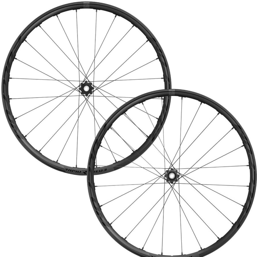 Wheels & Tyres Fulcrum | Fulcrum Rapid Red 3 C24 Gravel Wheelset Black