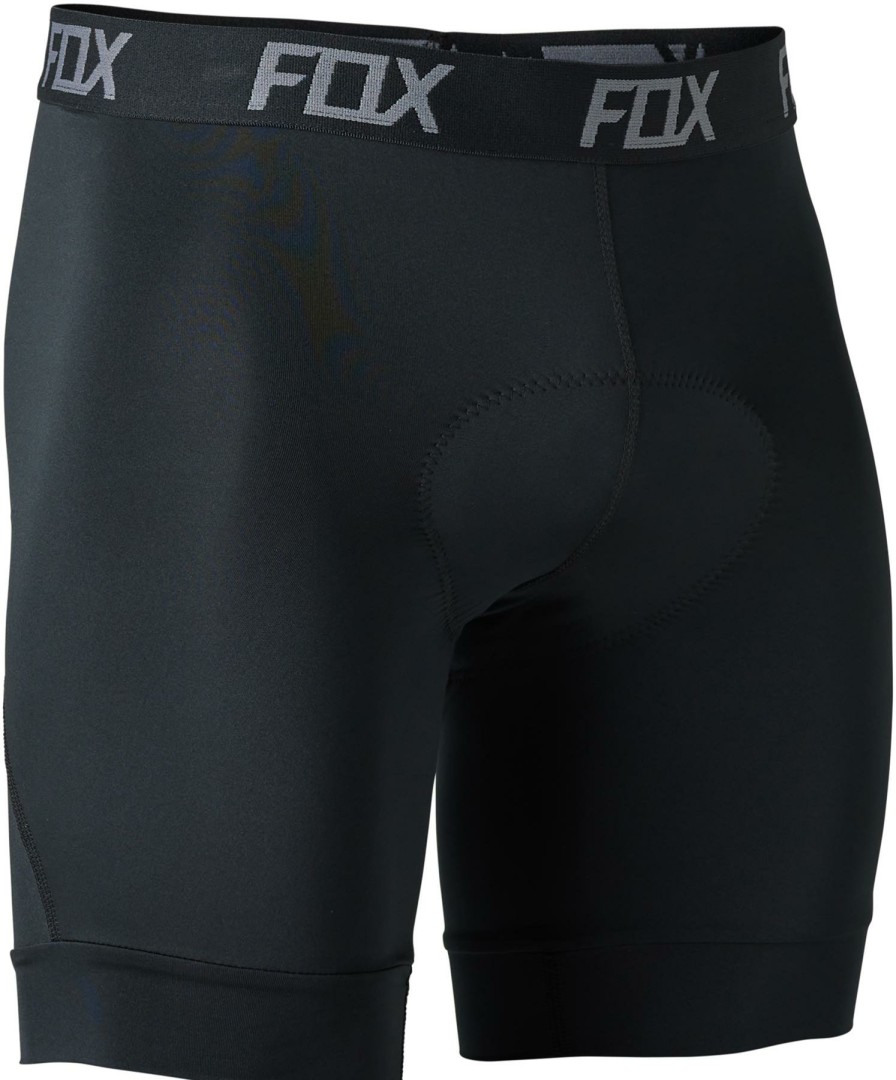 Clothing Fox Racing Waist Shorts | Fox Racing Tecbase Liner Lite Cycle Shorts Black