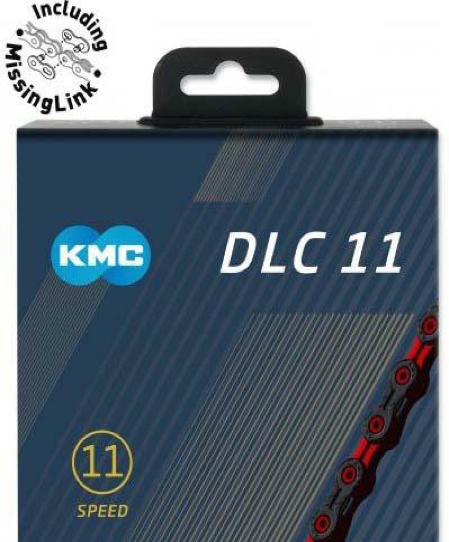 Bike Parts KMC Chains | Kmc Dlc11 11 Speed Chain Black