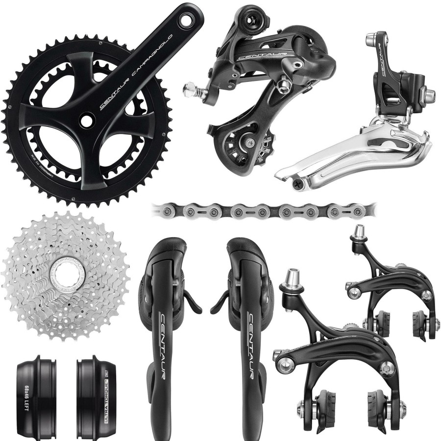 Bike Parts Campagnolo Groupsets | Campagnolo Centaur 11 Speed Groupset Black/Silver