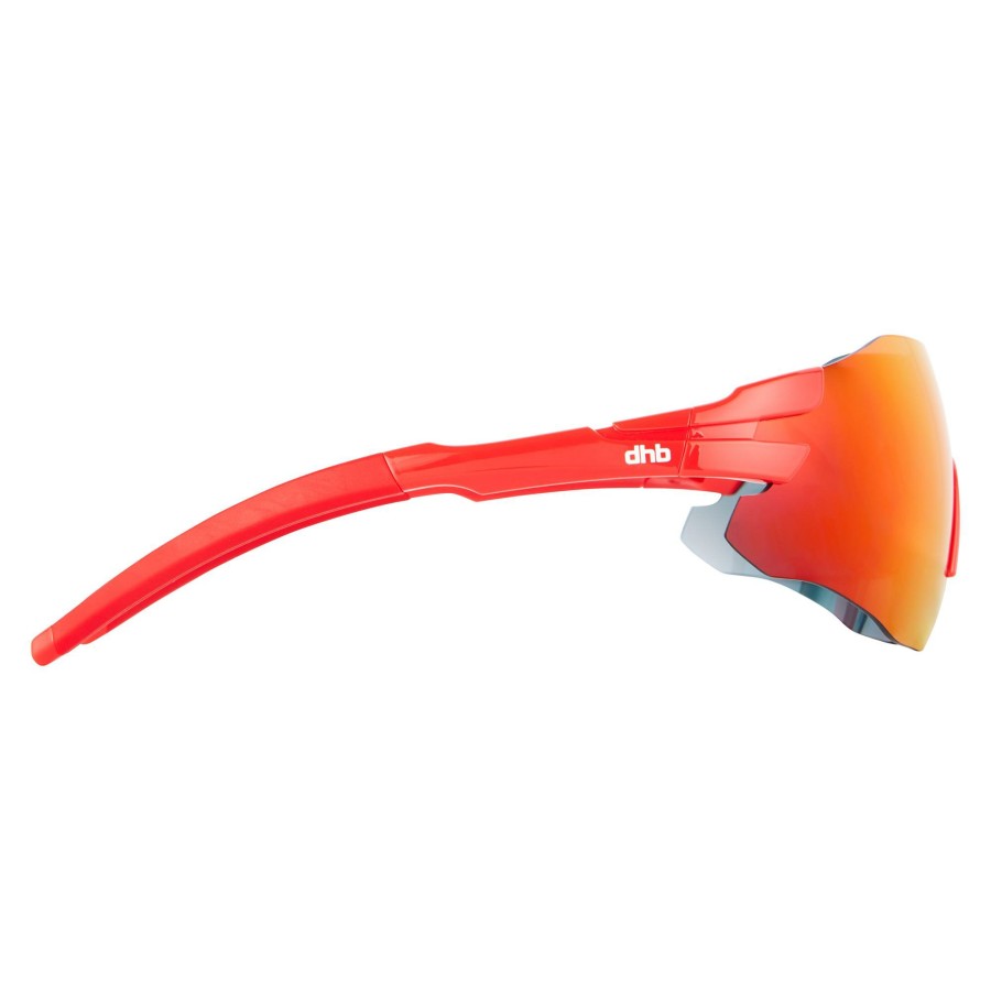 Helmets & Protection DHB Sunglasses | Dhb Aeron Frameless Sunglasses All Red