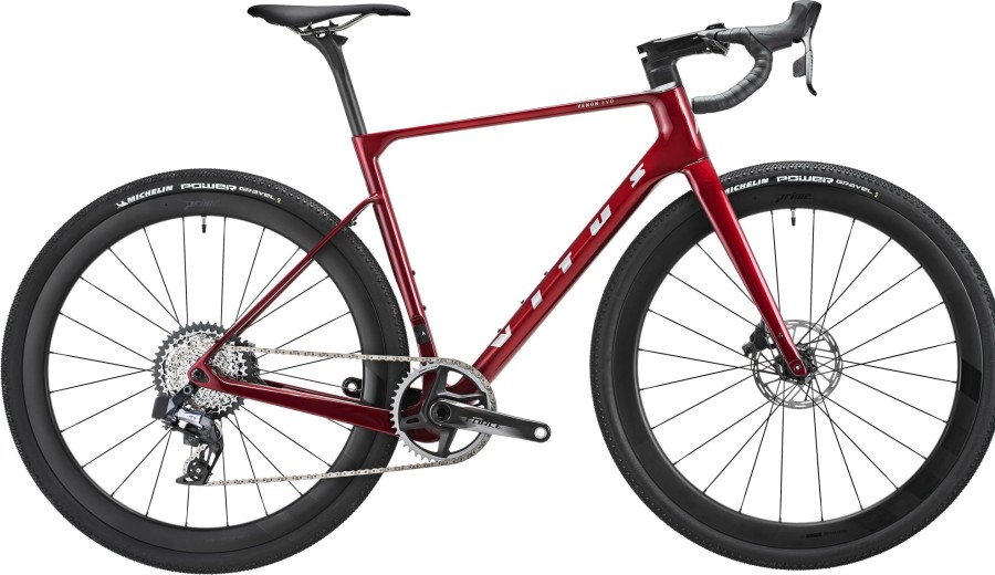 Bikes Vitus | Vitus Venon Evo-Gr Force Axs Gravel Bike Black Cherry