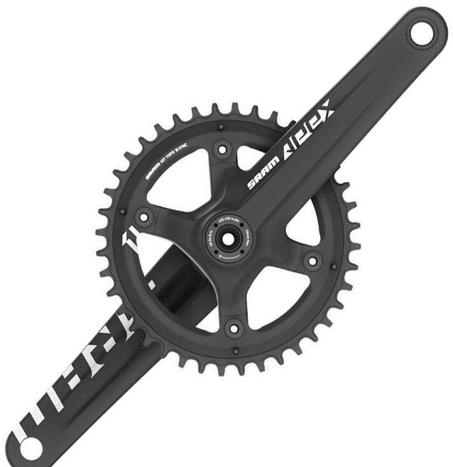 Bike Parts SRAM Chainsets & Cranksets | Sram Apex 1 Gxp Road Single Chainset Black