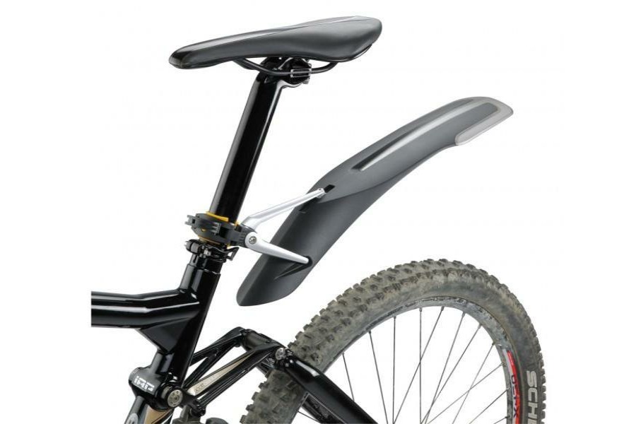 Accessories Topeak Mudguards | Topeak Defender Xc11 Rear Bike Mudguard Black