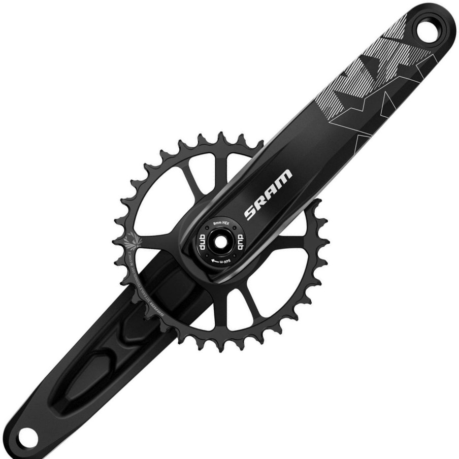 Bike Parts SRAM Chainsets & Cranksets | Sram Nx Eagle Boost 12 Speed Mtb Chainset Black