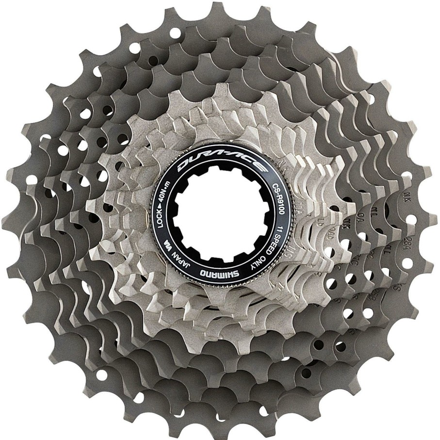 Bike Parts Shimano Cassettes | Shimano Dura Ace R9100 11 Speed 12-25T Cassette Silver