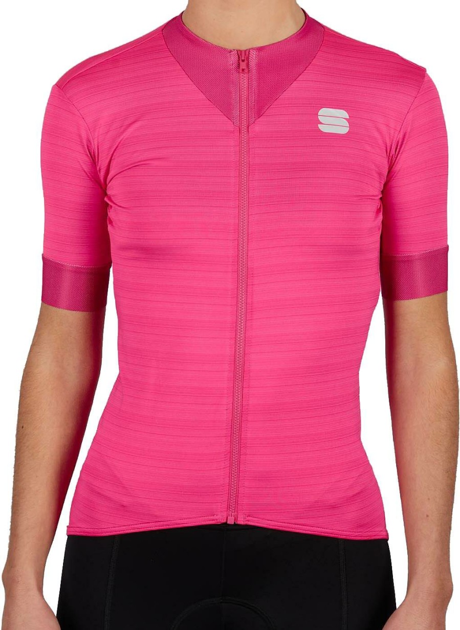 Clothing Sportful Short Sleeve Jerseys | Sportful Women'S Kelly Short Sleeve Jersey Pink