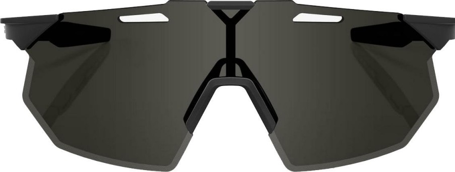 Helmets & Protection 1 Sunglasses | 100% Eyewear Hypercraft Sq Black Smoke Lens Sunglasses Matte Black