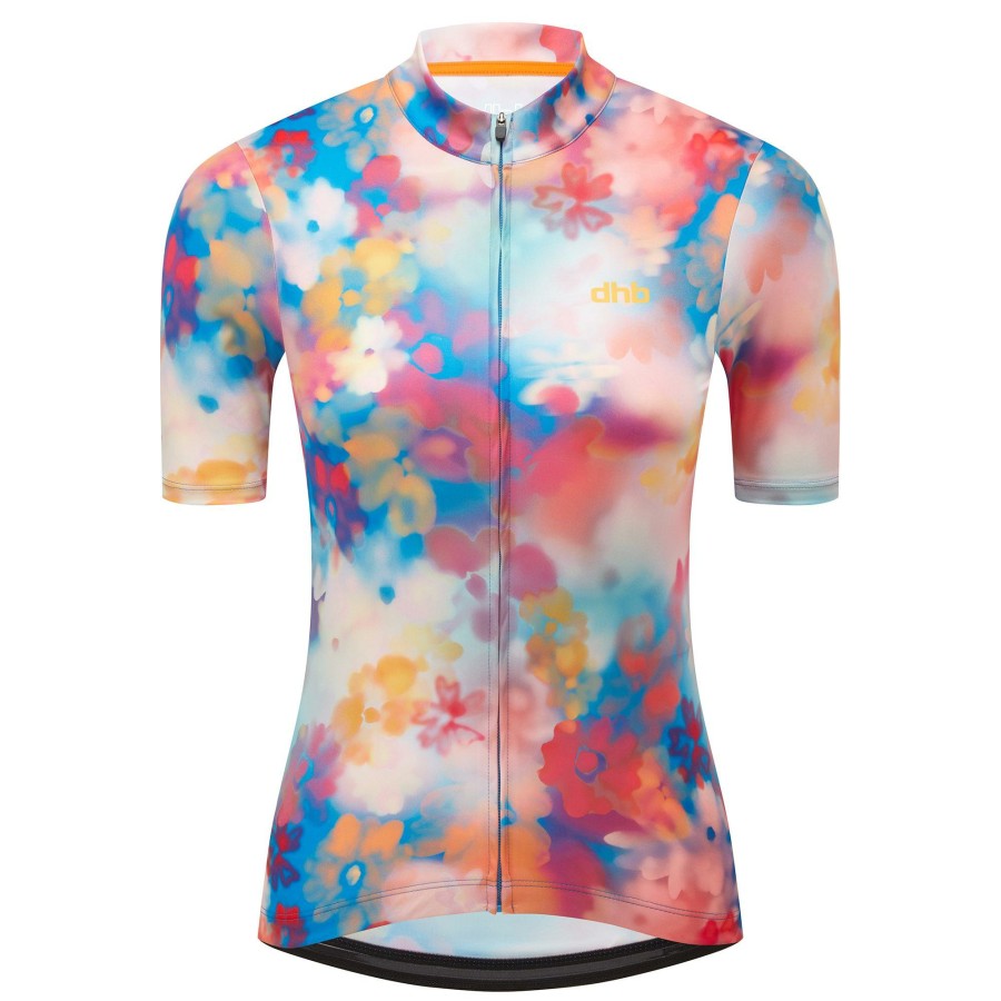 Clothing DHB Short Sleeve Jerseys | Dhb Moda Women'S Short Sleeve Jersey Lantana Brilliant Blue