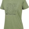 Clothing IXS Short Sleeve Jerseys | Ixs Womens Flow Contour Tech Tee Olive