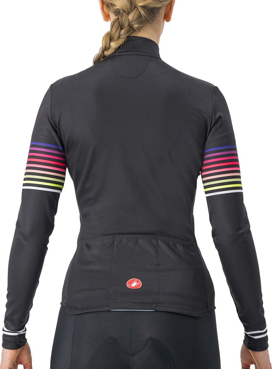 Clothing Castelli Long Sleeve Jerseys | Castelli Women'S Ottanta Long Sleeve Jersey Black