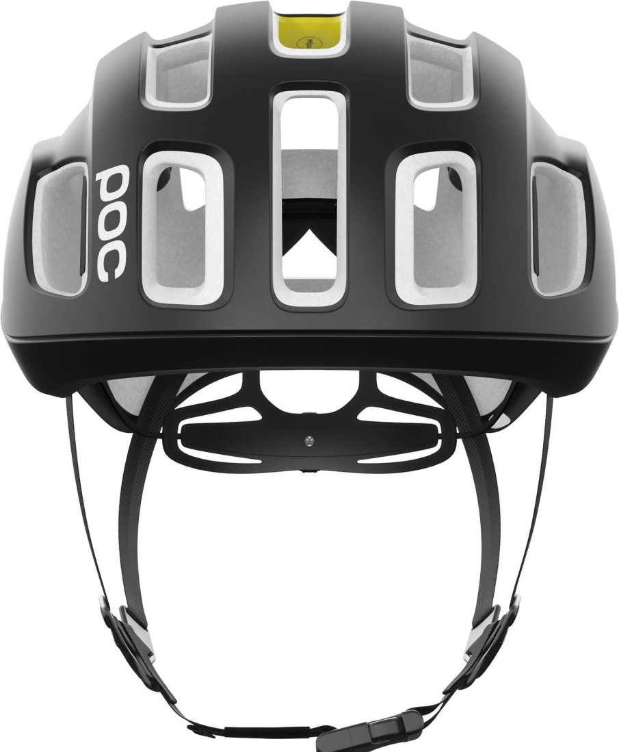 Helmets & Protection POC Road Bike Helmets | Poc Ventral Air Mips Nfc Helmet Uranium Black/Hydrogen White Matt