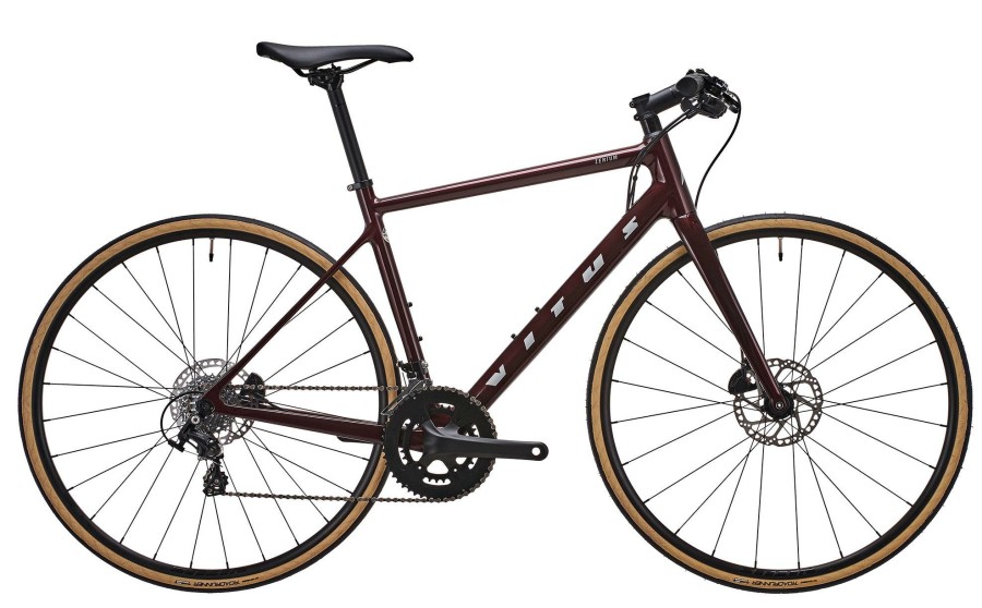 Bikes Vitus | Vitus Zenium Carbon C-Fb Road Bike Black Cherry