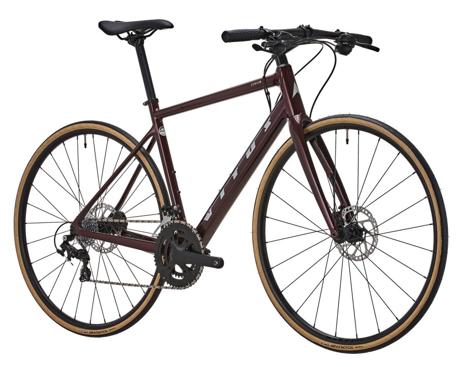 Bikes Vitus | Vitus Zenium Carbon C-Fb Road Bike Black Cherry