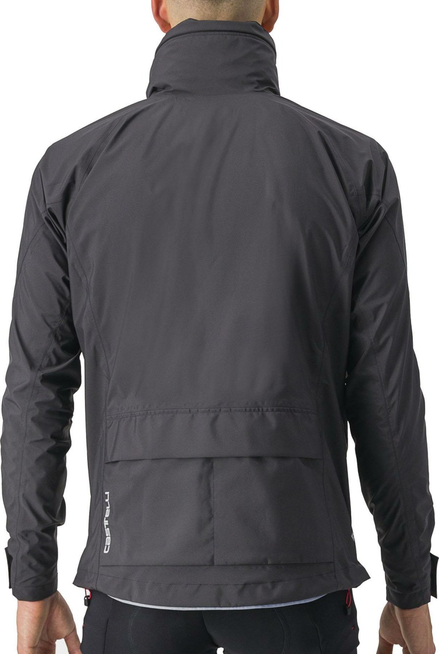 Clothing Castelli | Castelli Trail Hoodie Jacket Dark Gray