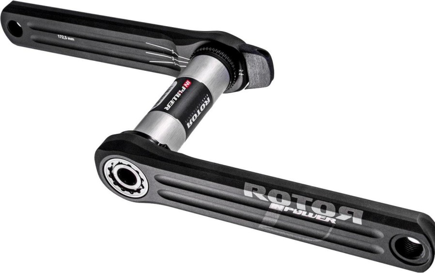 Bike Parts Rotor Chainsets & Cranksets | Rotor Inpower Direct Mount Road Crankset Black