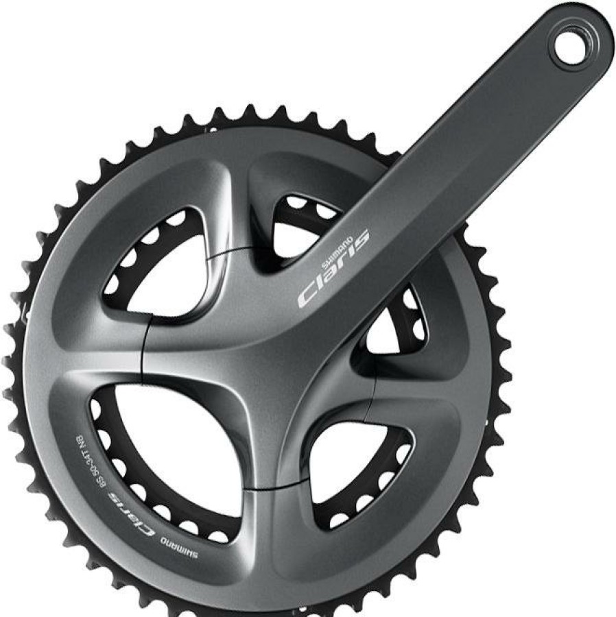 Bike Parts Shimano Chainsets & Cranksets | Shimano Fc-R2000 Claris Compact 8 Speed Chainset Silver