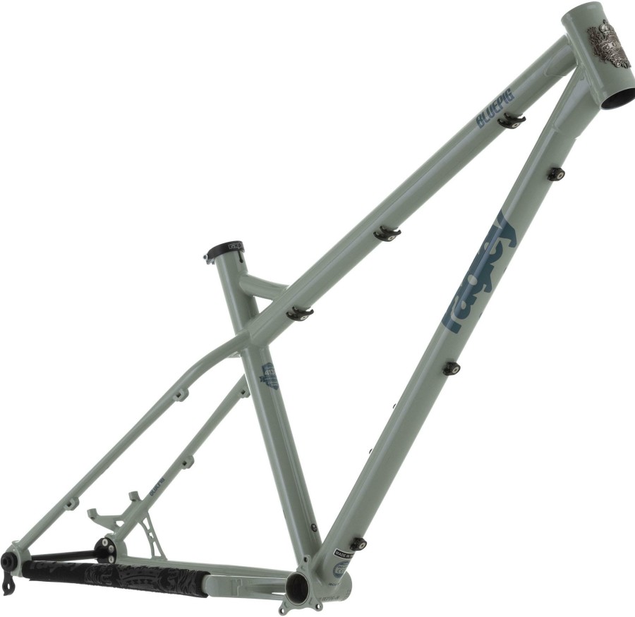 Bike Parts Ragley Frames | Ragley Blue Pig Hardtail Frame -Grey - Deep Sea Blueish Grey