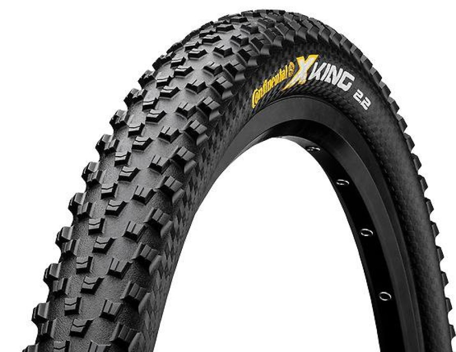 Wheels & Tyres Continental | Continental Cross King Mountain Bike Wire Tyre Black