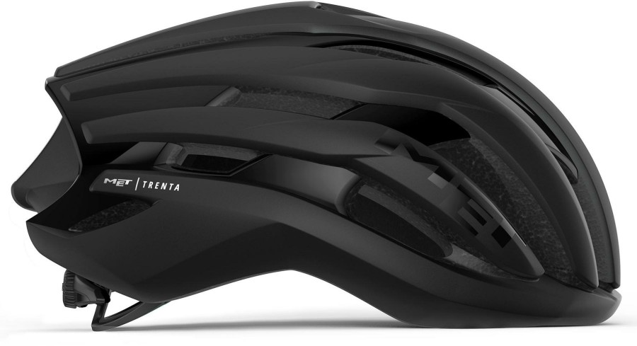 Helmets & Protection MET Road Bike Helmets | Met Trenta Road Helmet (Mips) Black/Black