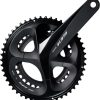 Bike Parts Shimano Chainsets & Cranksets | Shimano 105 R7000 11Sp Compact Double Chainset Black