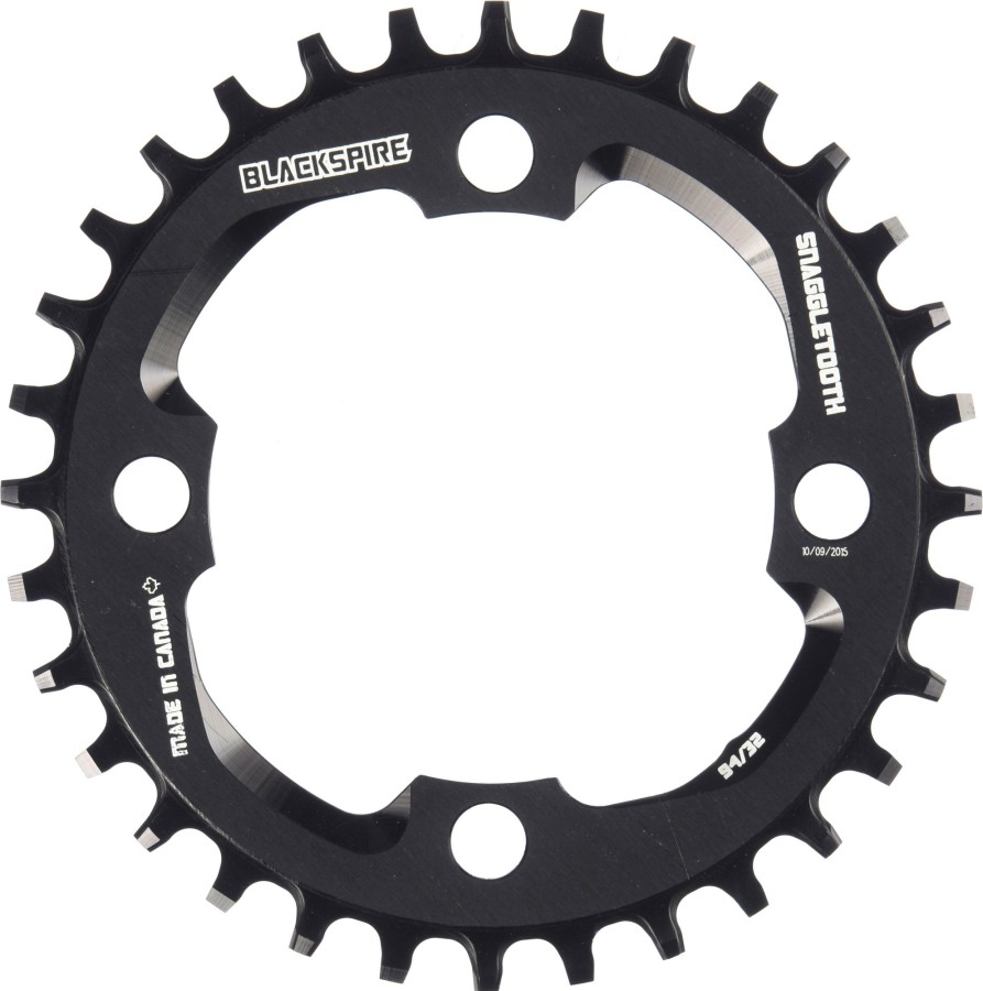 Bike Parts Blackspire Chainrings | Spire Snaggletooth Narrow Wide Chainring X01 Black