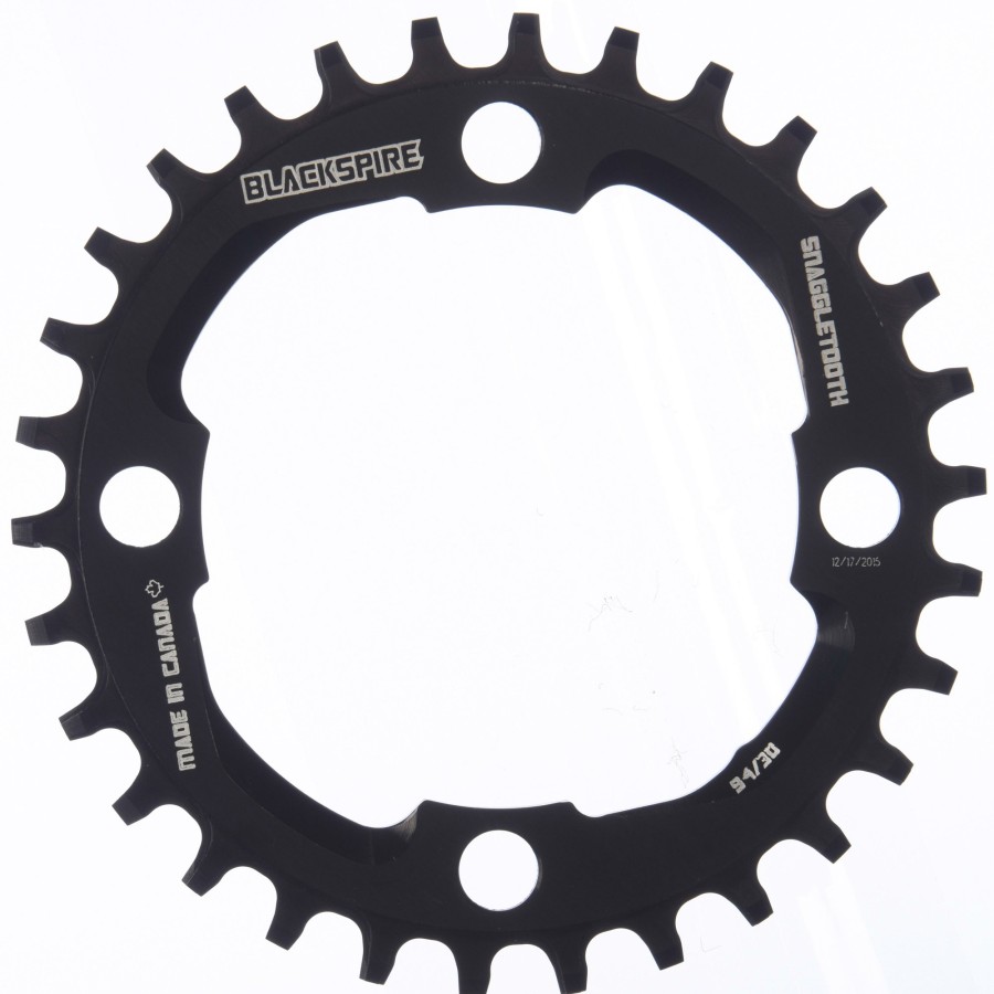 Bike Parts Blackspire Chainrings | Spire Snaggletooth Narrow Wide Chainring X01 Black