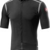 Clothing Castelli Short Sleeve Jerseys | Castelli Gabba Ros Light Jersey Light Black