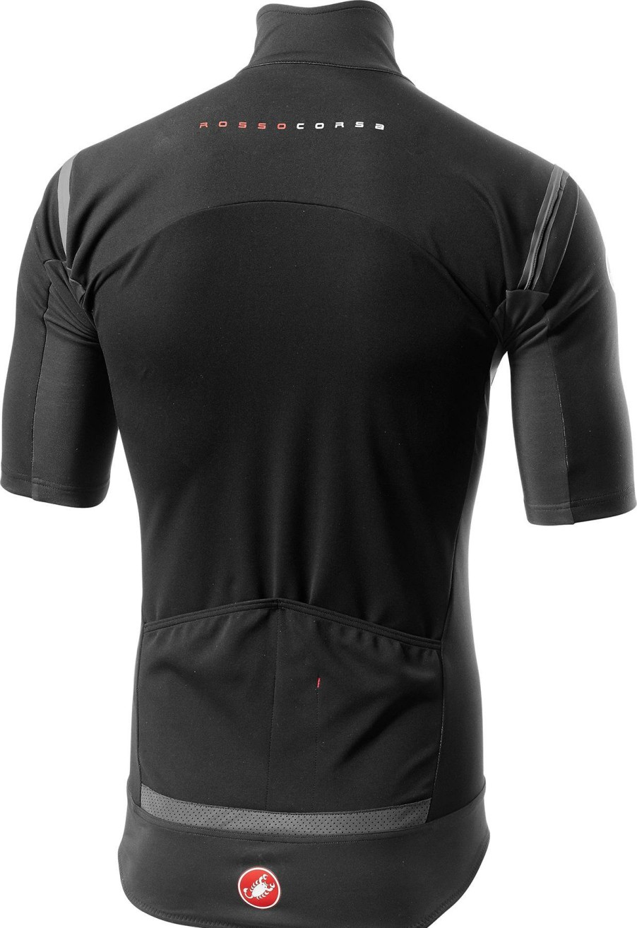 Clothing Castelli Short Sleeve Jerseys | Castelli Gabba Ros Light Jersey Light Black