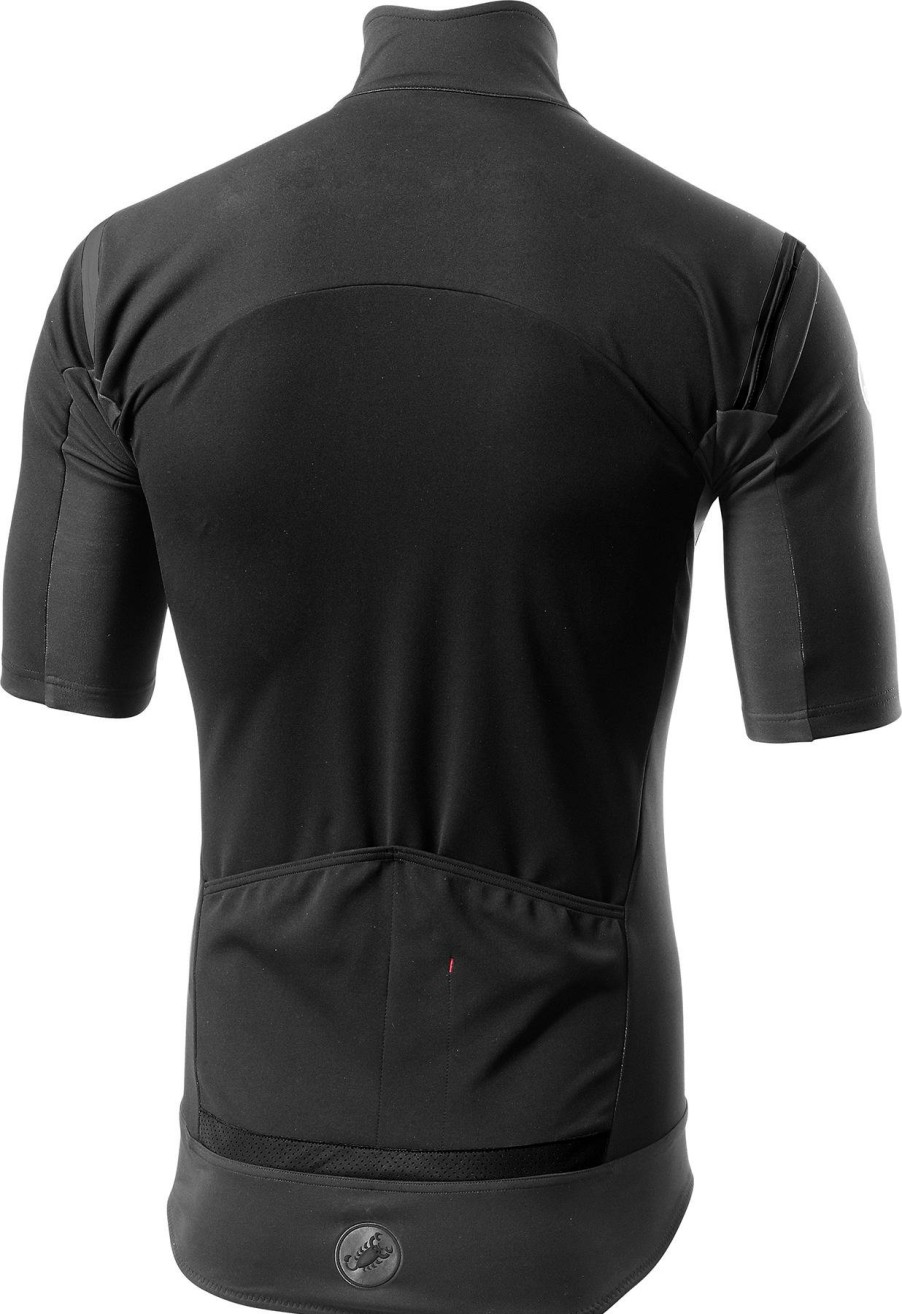 Clothing Castelli Short Sleeve Jerseys | Castelli Blackout Limited Edition Gabba Ros Light Black/Reflex