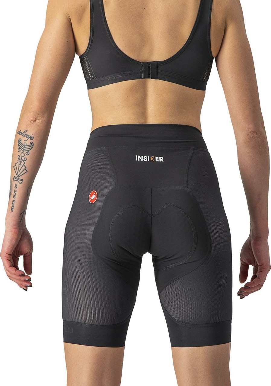 Clothing Castelli Waist Shorts | Castelli Women'S Insider Short Black