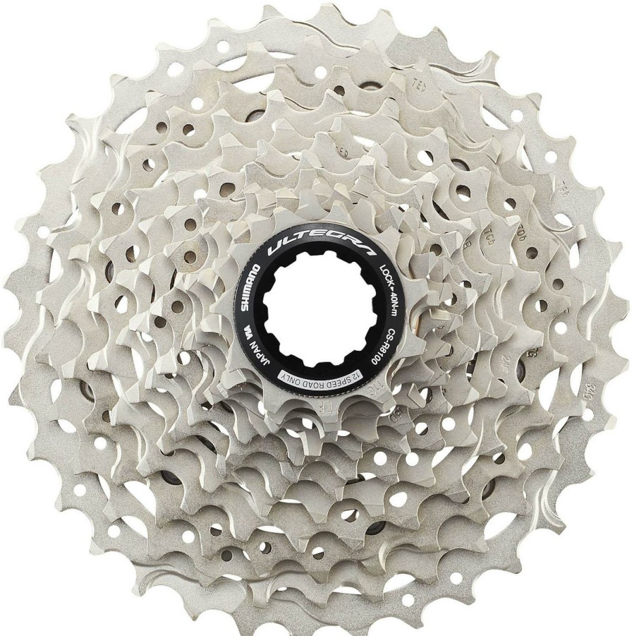 Bike Parts Shimano Cassettes | Shimano Ultegra R8100 12 Speed Cassette Silver