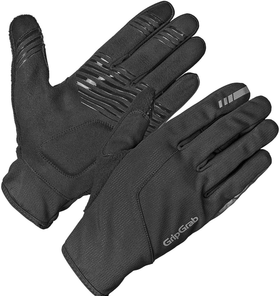 Helmets & Protection GripGrab Gloves | Gripgrab Hurricane 2 Windproof Midseason Glove Black