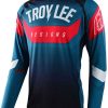 Clothing Troy Lee Designs Long Sleeve Jerseys | Troy Lee Designs Sprint Ultra Jersey Black/White