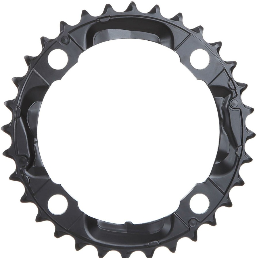 Bike Parts Shimano Chainrings | Shimano Deore Fcm590 9 Speed Triple Chainrings Grey