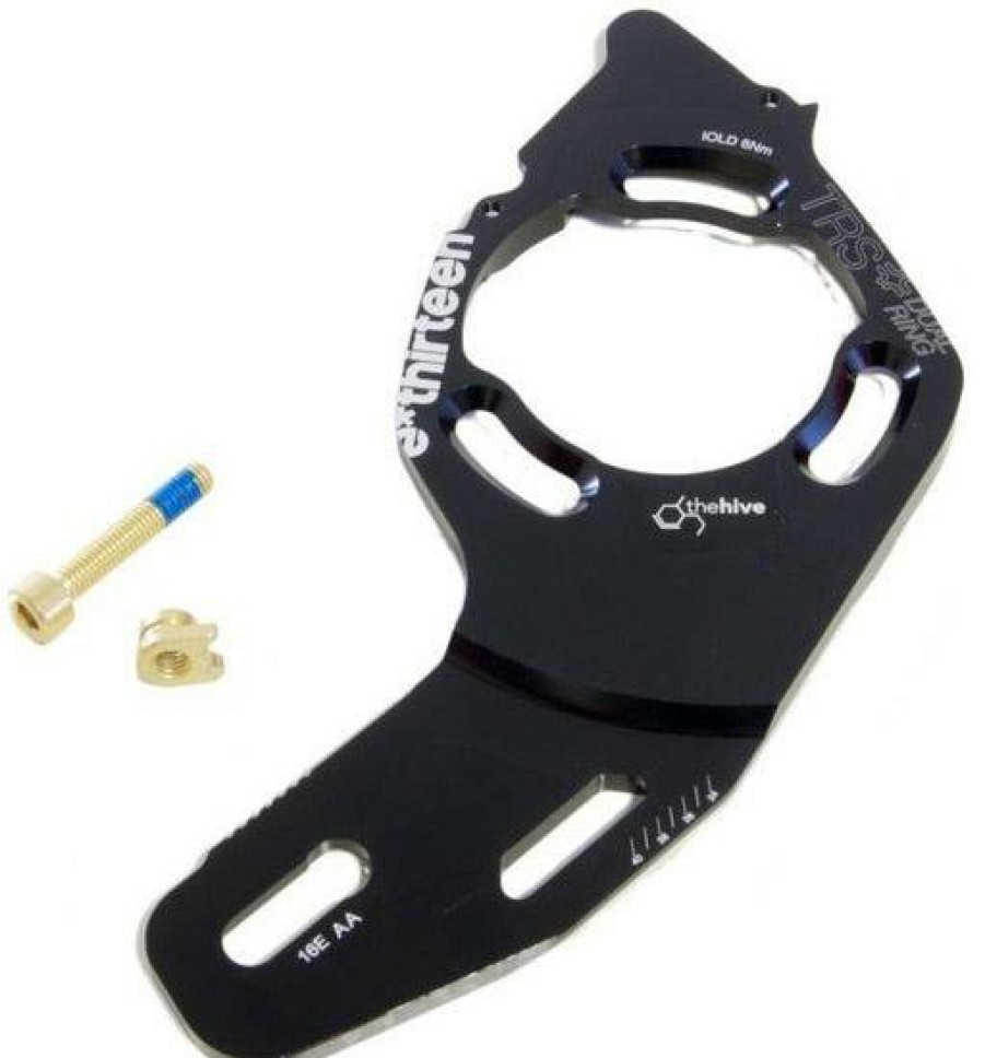 Bike Parts E Thirteen Chain Guides | E Thirteen Trs+ Dual Ring Backplate Black