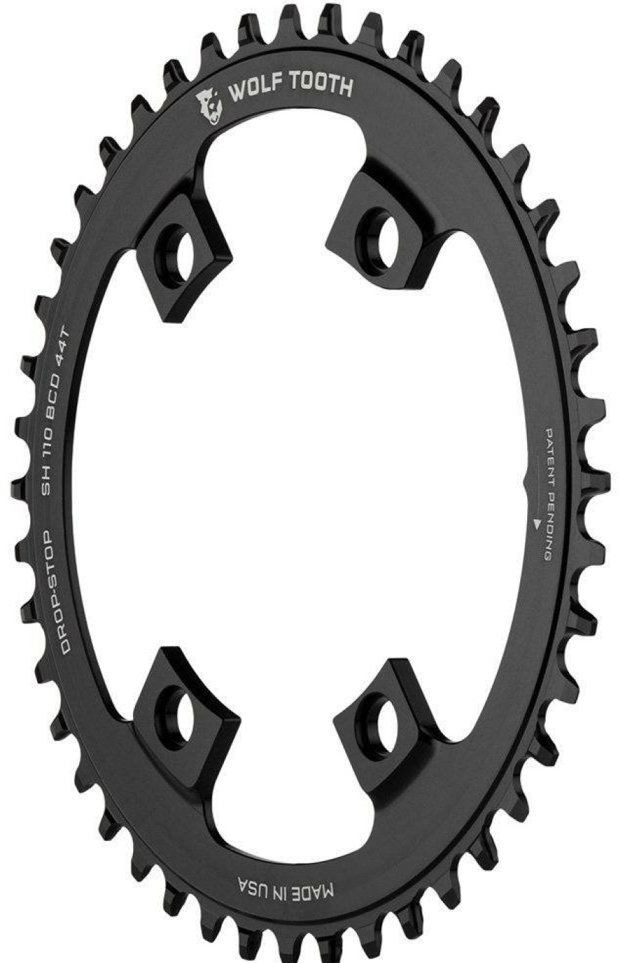 Bike Parts Wolf Tooth Chainrings | Wolf Tooth Chain Ring (110 Bcd) Black