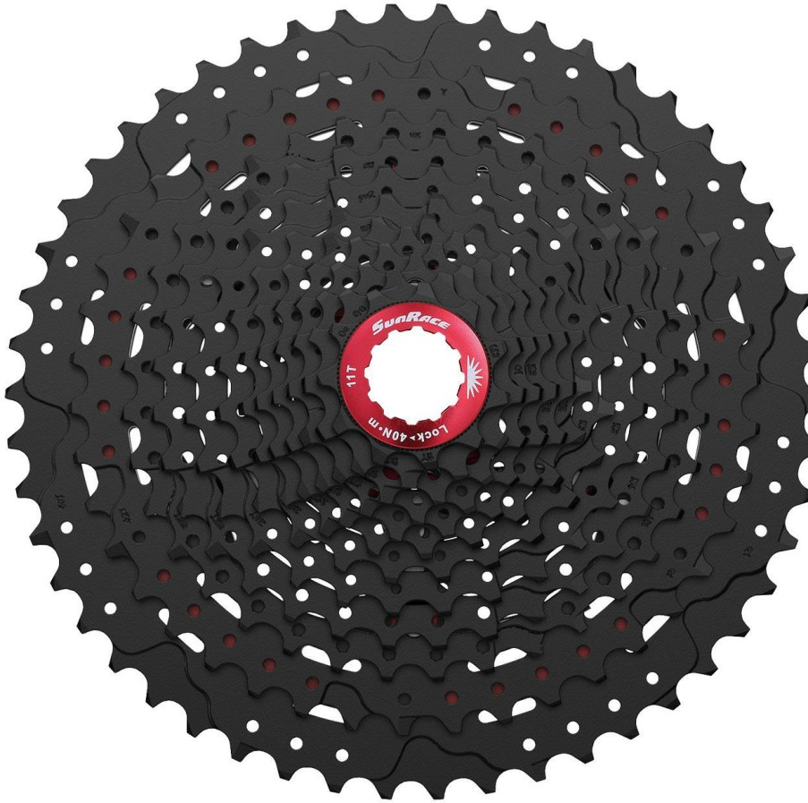 Bike Parts Sunrace Cassettes | Sunrace 12 Speed Sram Xd Mountain Bike Cassette Black