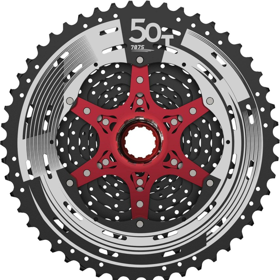 Bike Parts Sunrace Cassettes | Sunrace 12 Speed Sram Xd Mountain Bike Cassette Black