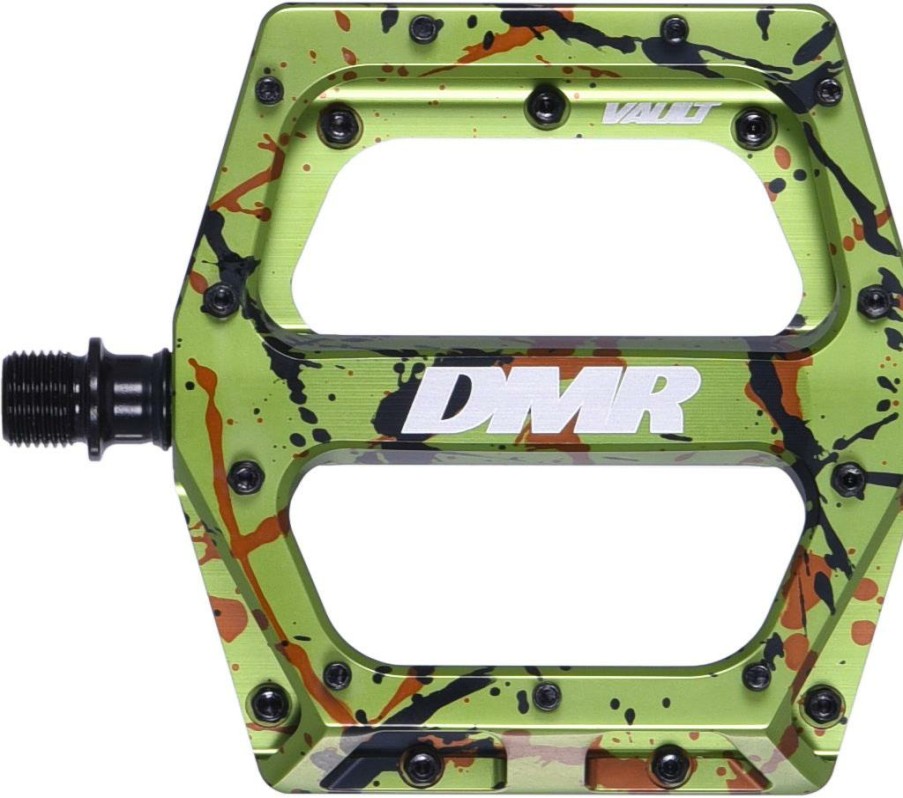 Bike Parts DMR Flat Pedals | Dmr Vault Limited Edition Mtb Flat Pedals Liquid Camo Green